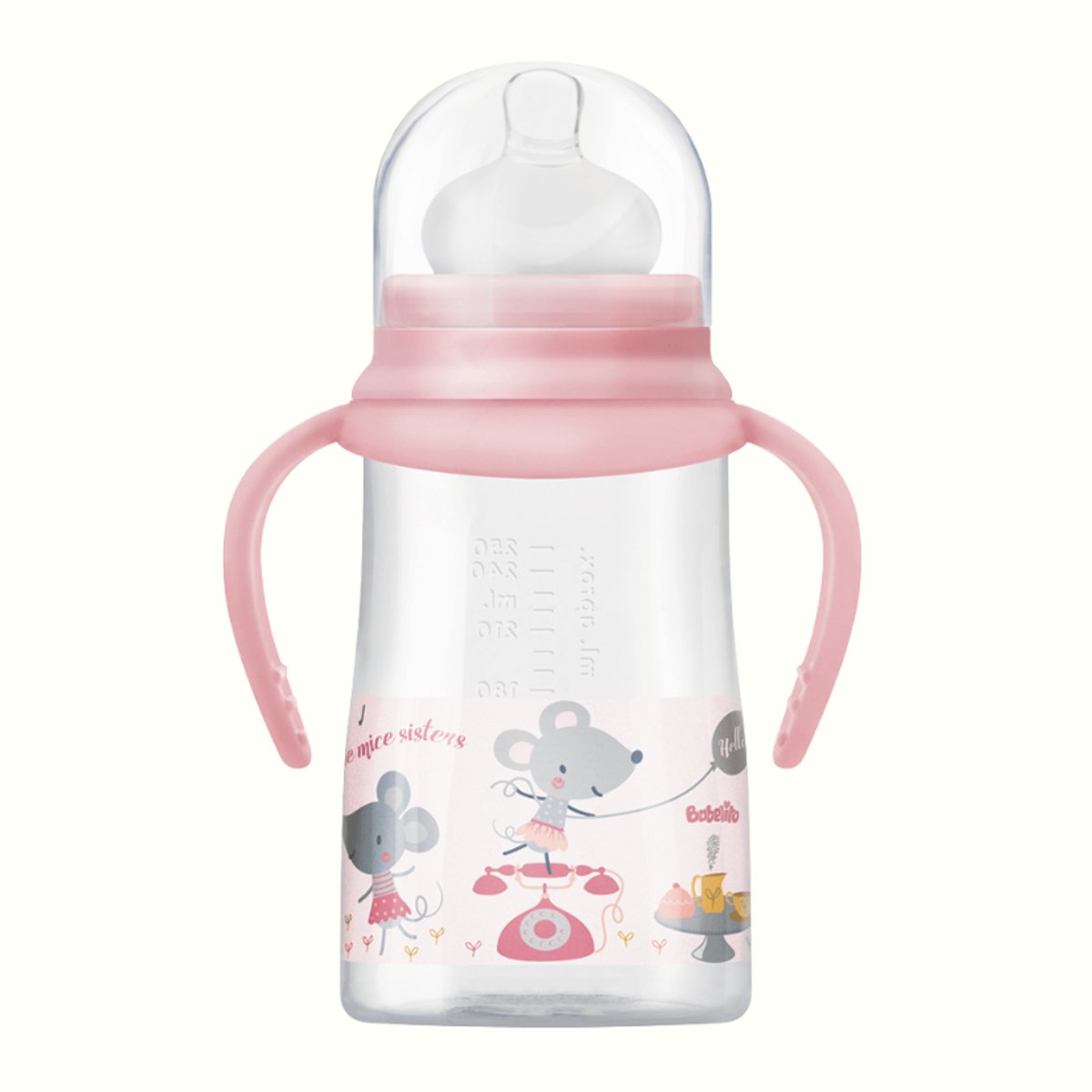 Babelito - Biberon Boca Ancha con Asas 250ml - 8