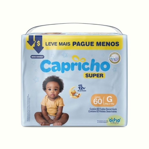 Pañal Capricho Super 60und G