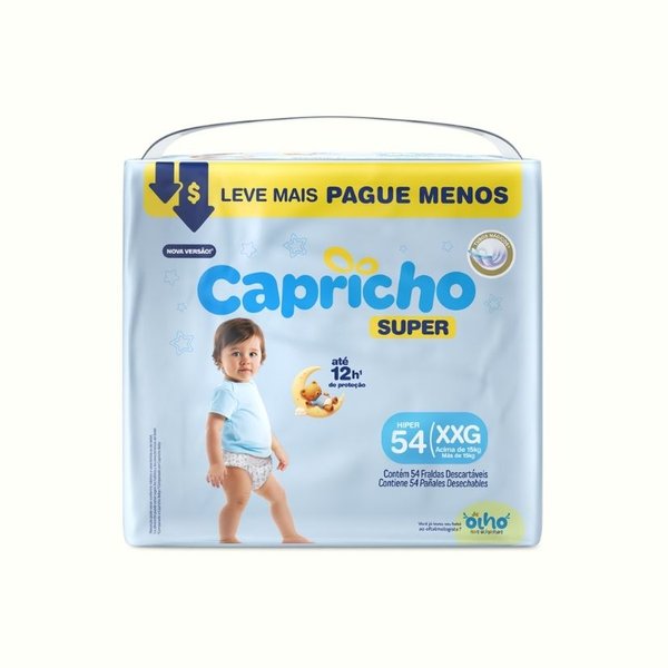 Pañal Capricho Super 54und XXG