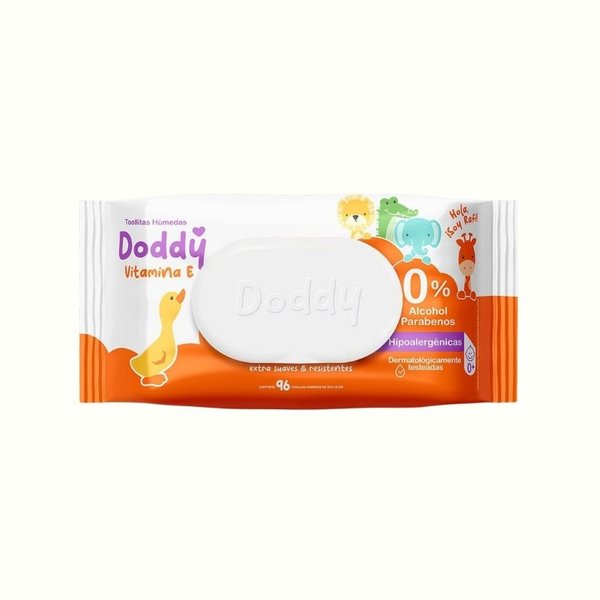 Toallitas Humedas Doddy Vitamina E 96und