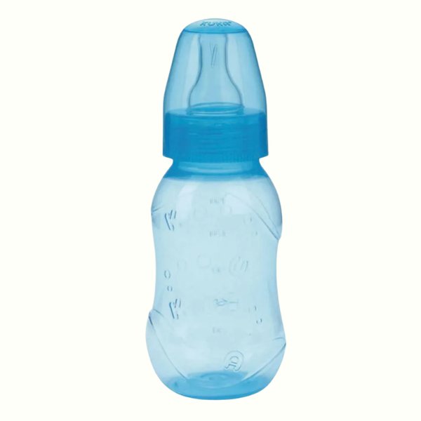 Kuka - Biberón Acuarela Celeste y Rosa Nivel 1 160ml