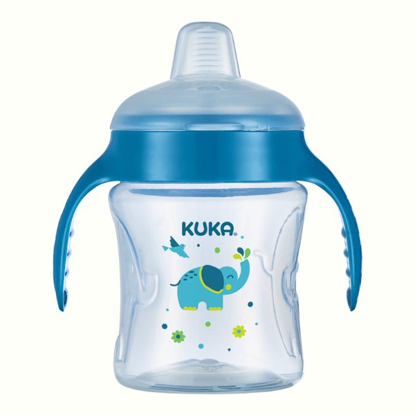 Kuka - Vaso de Entrenamiento Fun Rosa y Azul 200ml