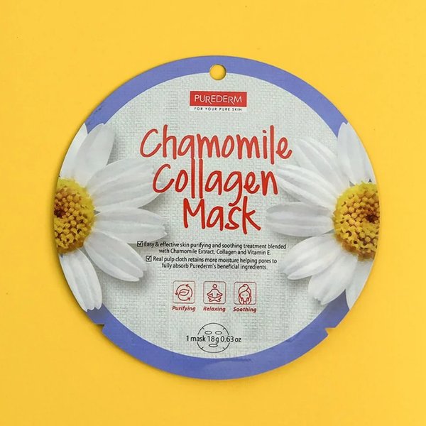 Purederm - Chamomile Collagen Mask 18g 