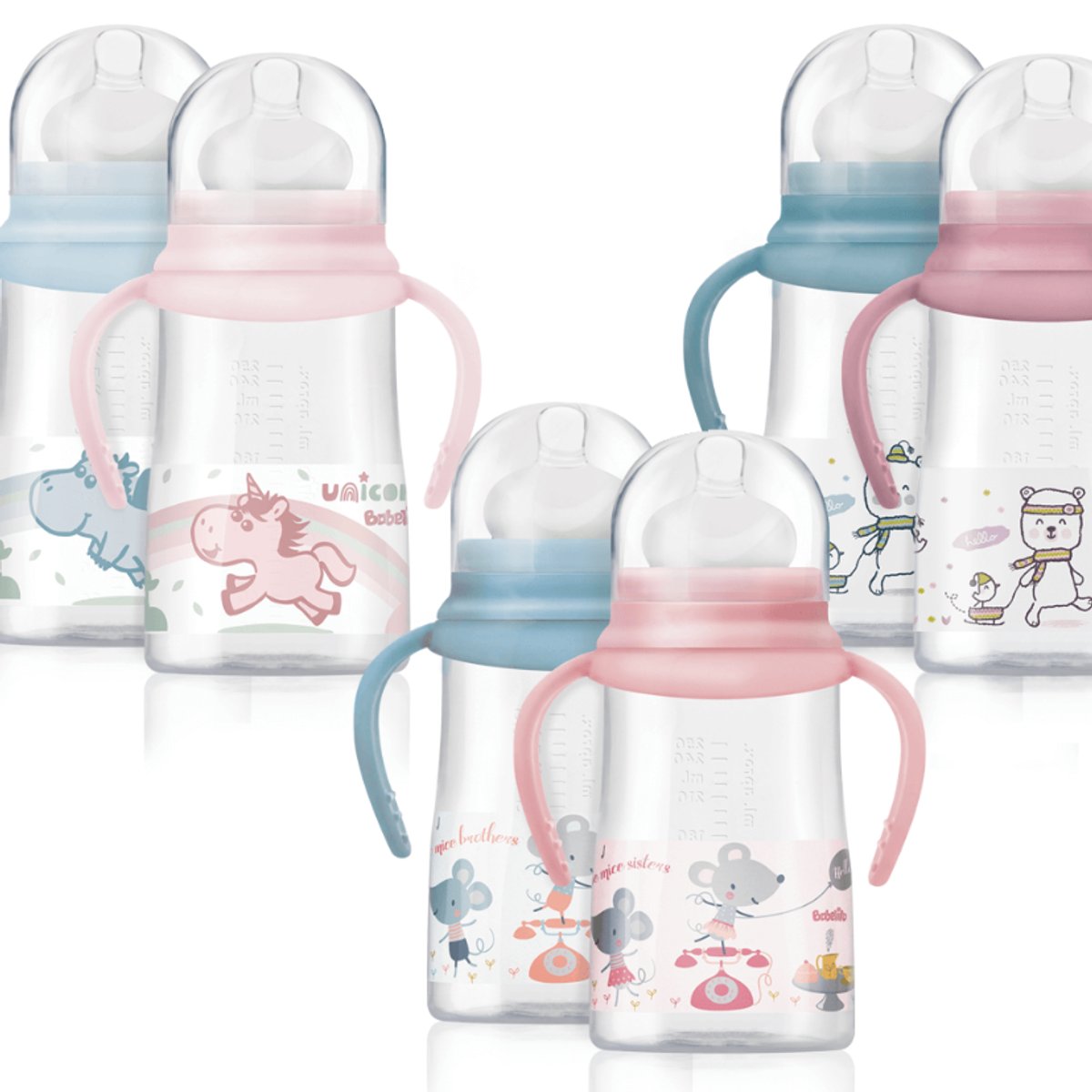Babelito - Biberon Boca Ancha con Asas 250ml - 2