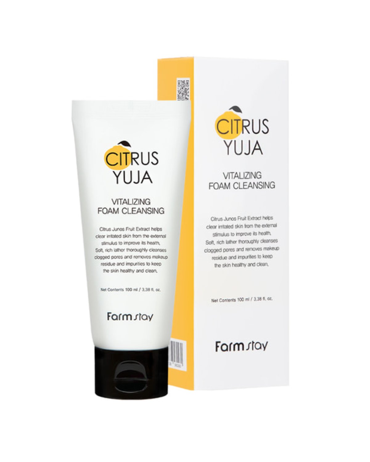 Farmstay - Limpiador facial en espuma Citrus Yuja - 2
