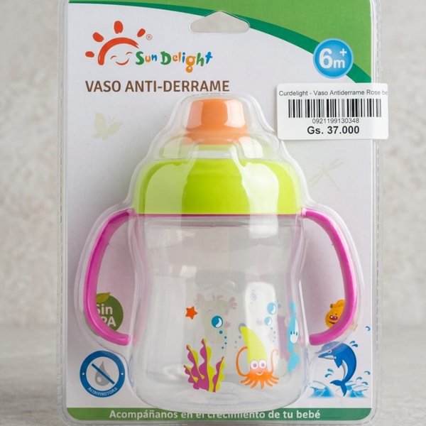 Sundelight - Vaso Antiderrame Rosa 180ml