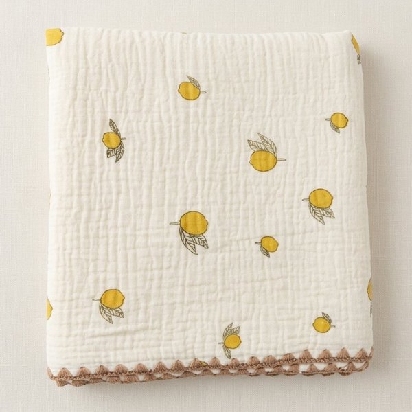 Manta Beige Limones 1mx1m