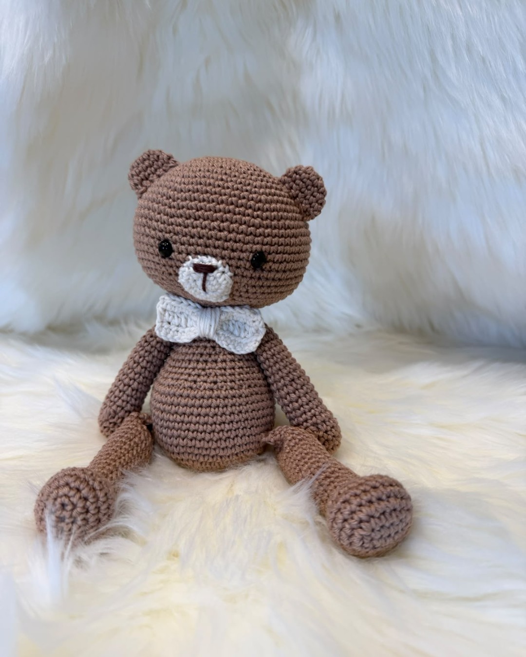 Hi - Amigurumi Mediano Osito Beni con moñito