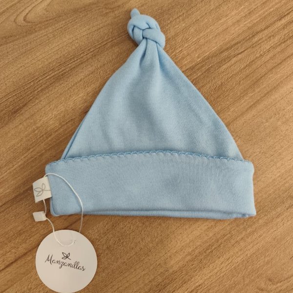 Gorro Nudito Celeste Liso