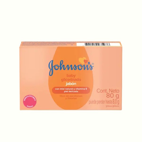 Johnsons - Jabón Barra Glicerina 80gr