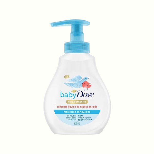 Baby Dove - Jabón Líquido Humectación Enriquecida 200ml