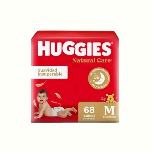 Huggies Natural Care 68und  M