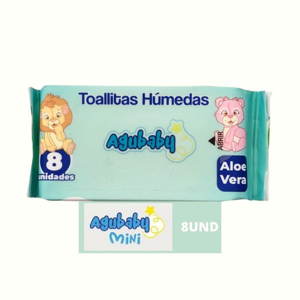 Toallitas Humedas Aloe Vera MINI 8und