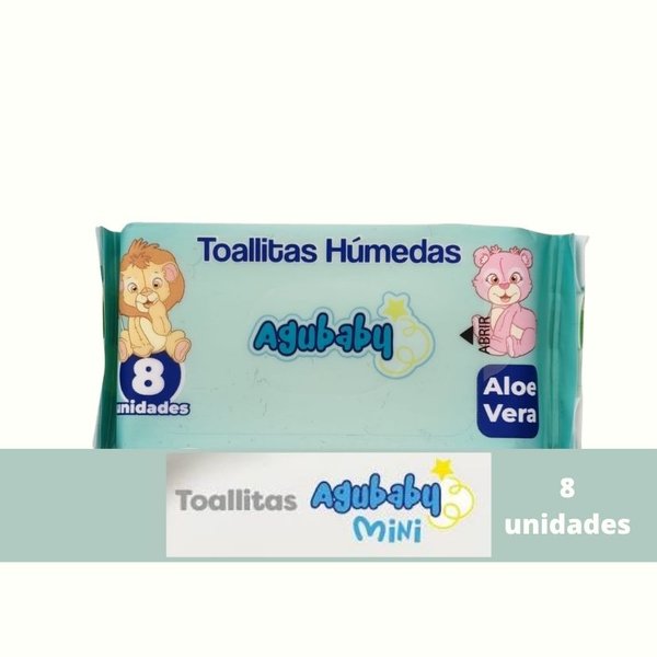Toallitas Humedas Aloe Vera MINI 8und