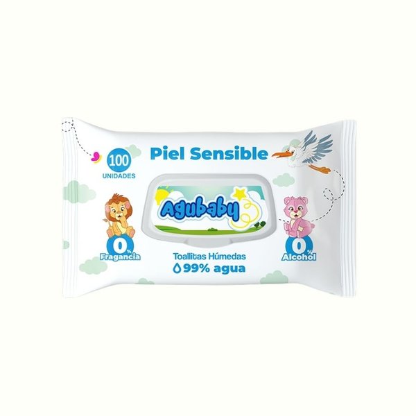 Toallitas Humedas Piel Sensible 100und
