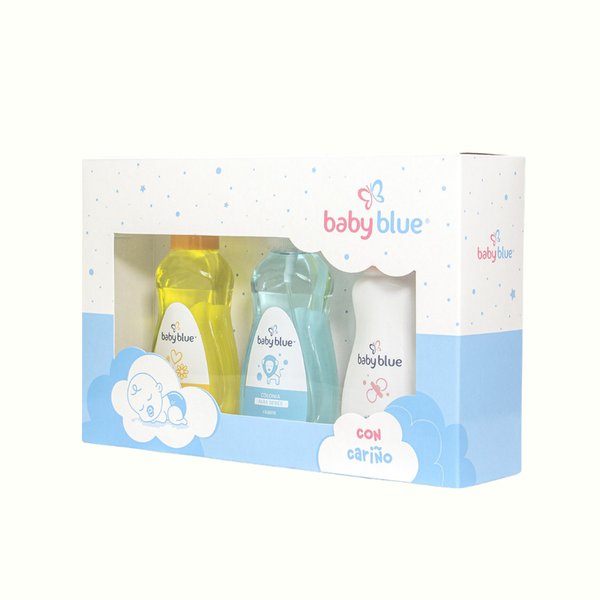 Babyblue - Estuche Celeste 3pcs