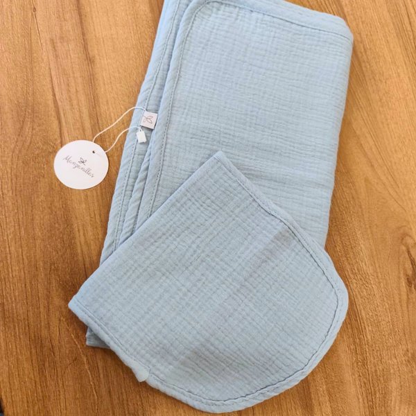 Set de Regalo Manta Cotton + Babita Celeste