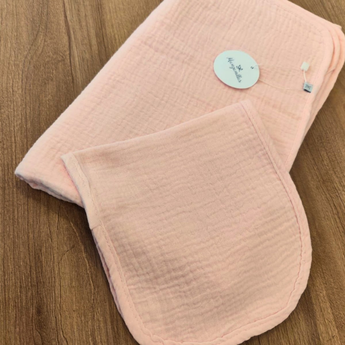 Set de Regalo Manta Cotton + Babita Rosa - 2