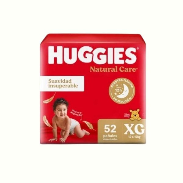 Huggies Natural Care 52und  XG