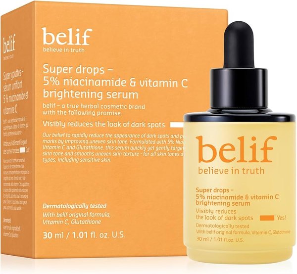 Super Drops 5% Niacinamide & Vitamin C Brightening Serum
