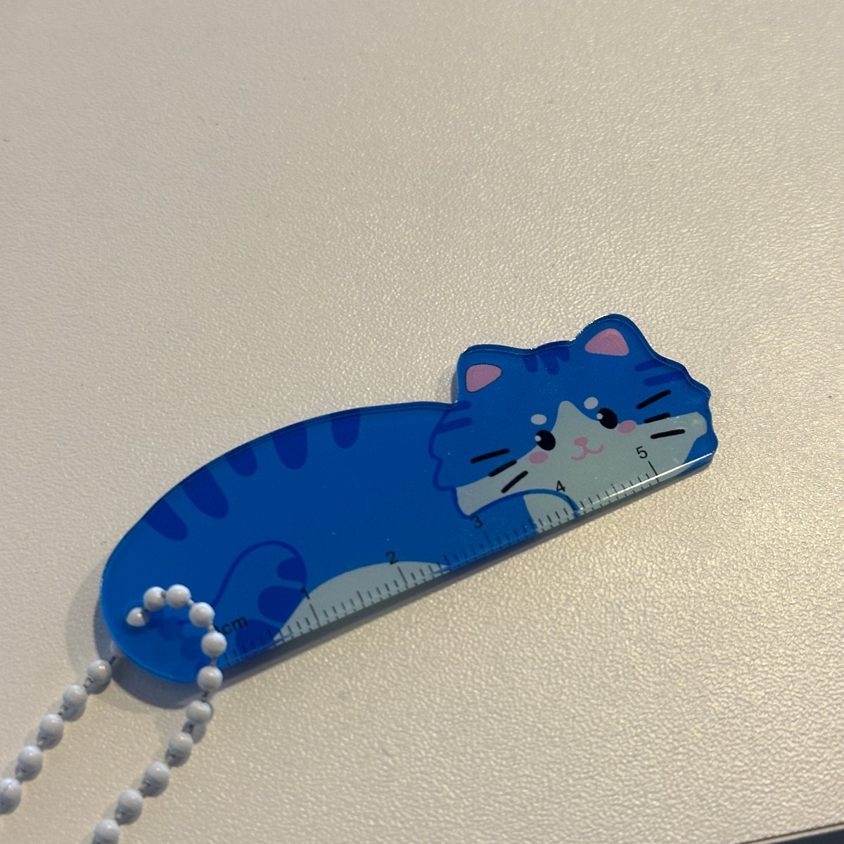 Llavero/reglita con diseño de Gatito - 4