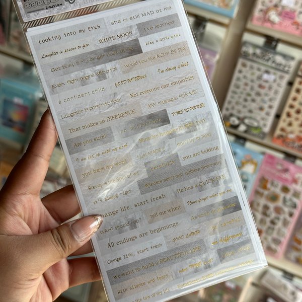 Stickers frases - 4 pcs