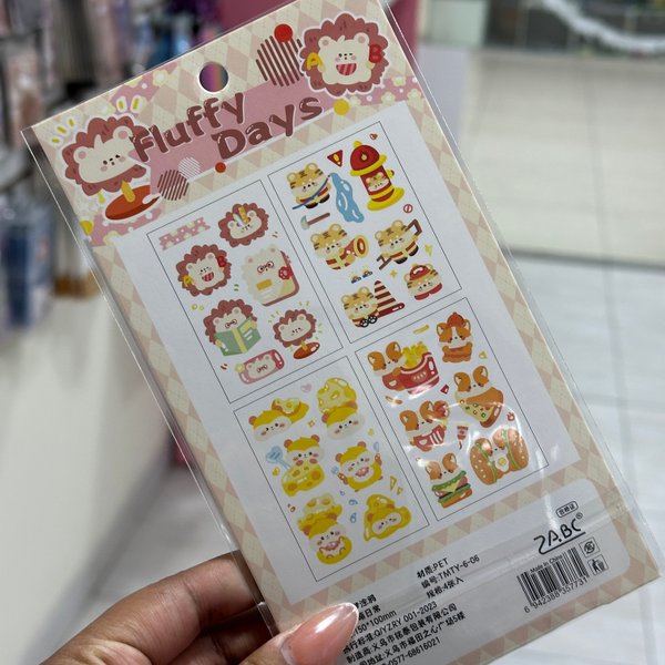 Stickers Tiernos - 4 unidades