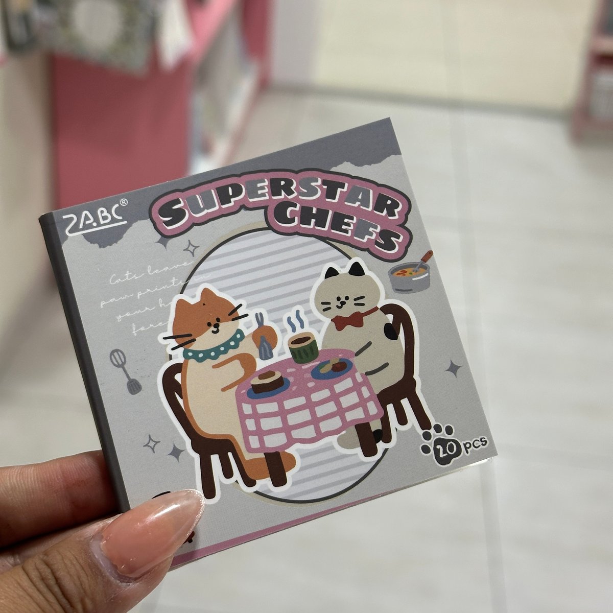 Mini Libros Stickers - Gatitos en situaciónes cotidianas - 3