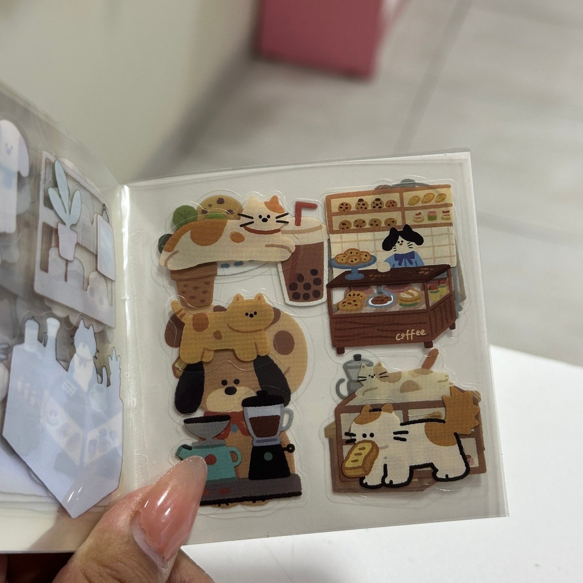 Mini Libros Stickers - Gatitos en situaciónes cotidianas - 2