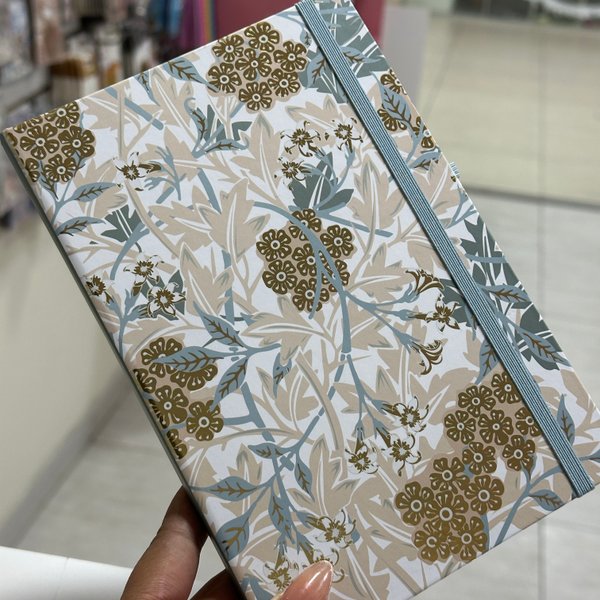 Libreta de Flores con dorado