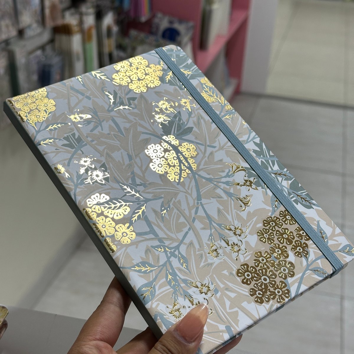 Libreta de Flores con dorado - 4
