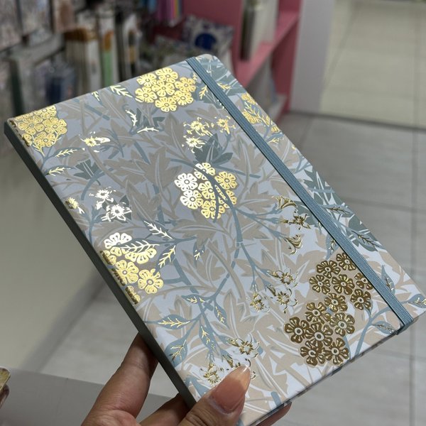 Libreta de Flores con dorado