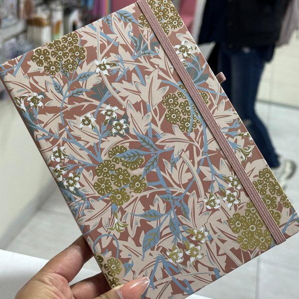Libreta de Flores con dorado