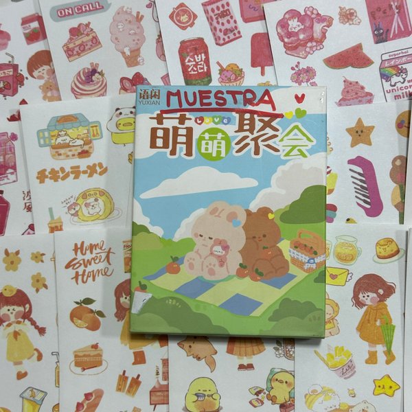 Caja Stickers - Papel japonés