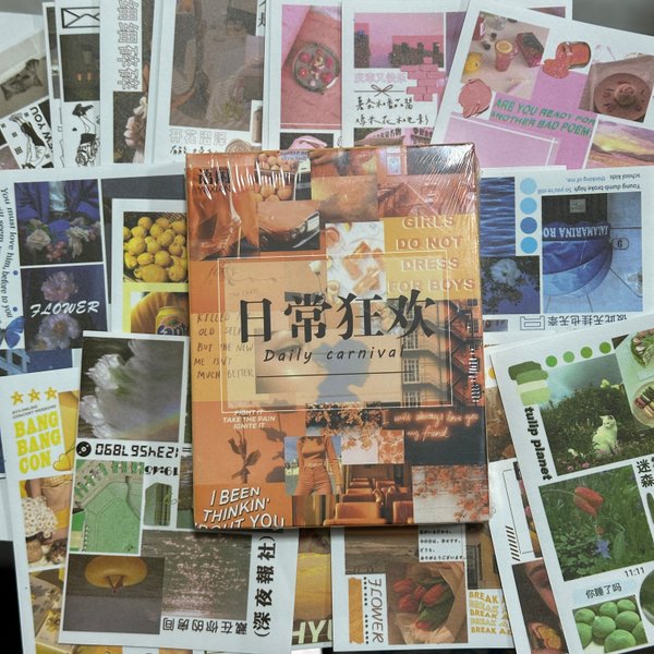 Caja Stickers - Papel japonés