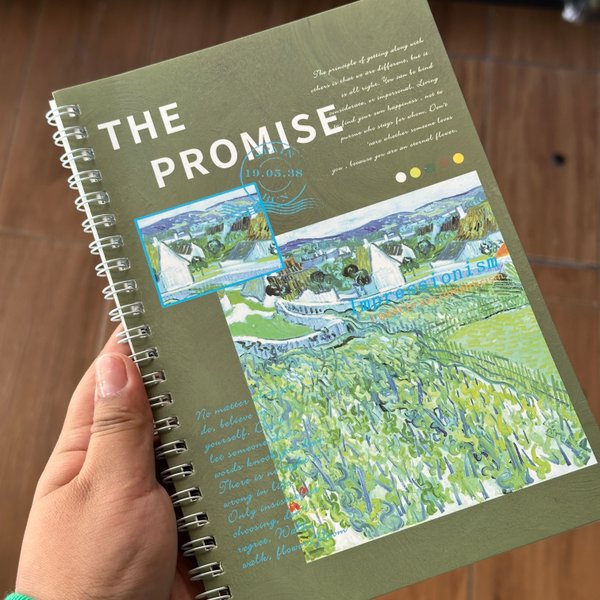 Libreta espiral simple - Van Gogh