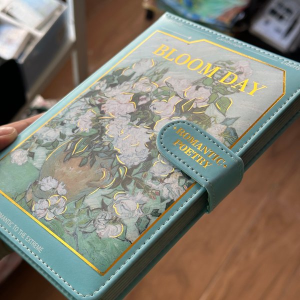 Libreta acolchada con hojas diseñadas - Van Gogh