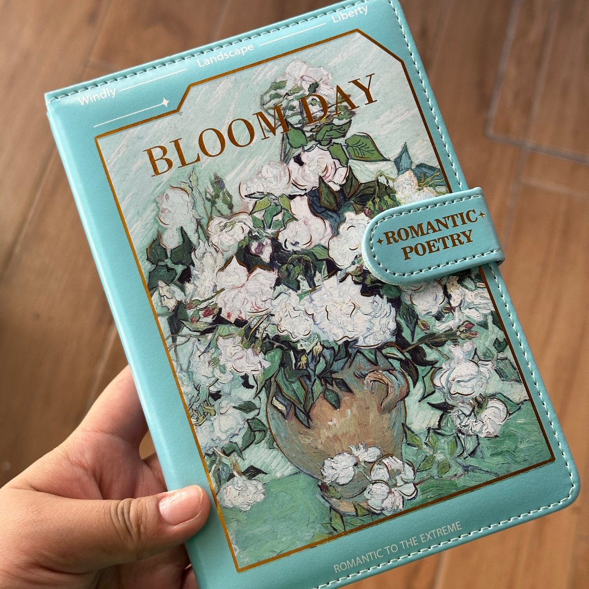 Libreta acolchada con hojas diseñadas - Van Gogh - 5
