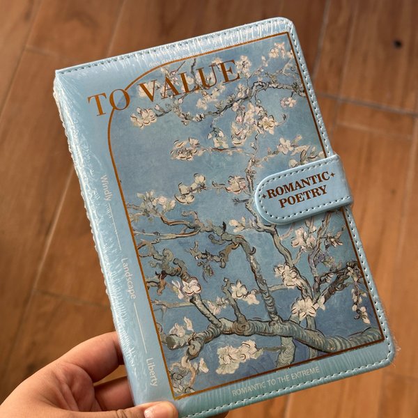 Libreta acolchada con hojas diseñadas - Van Gogh