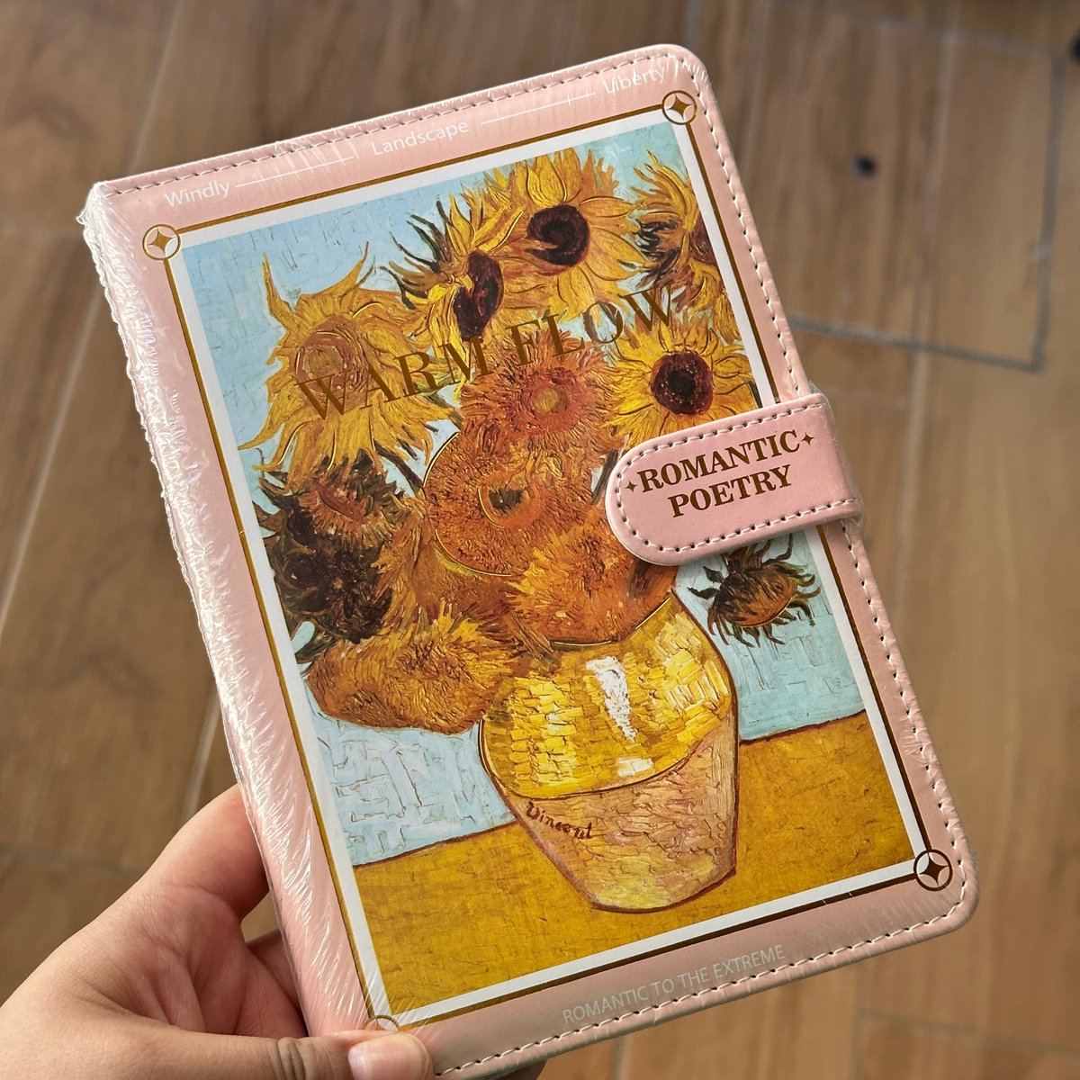 Libreta acolchada con hojas diseñadas - Van Gogh - 6