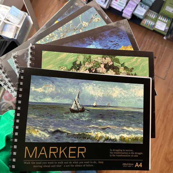 Sketchbook A4 - Marcadores (Van Gogh)
