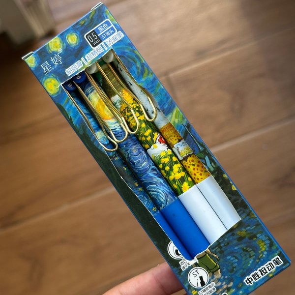 Set Boligrafos - Van Gogh