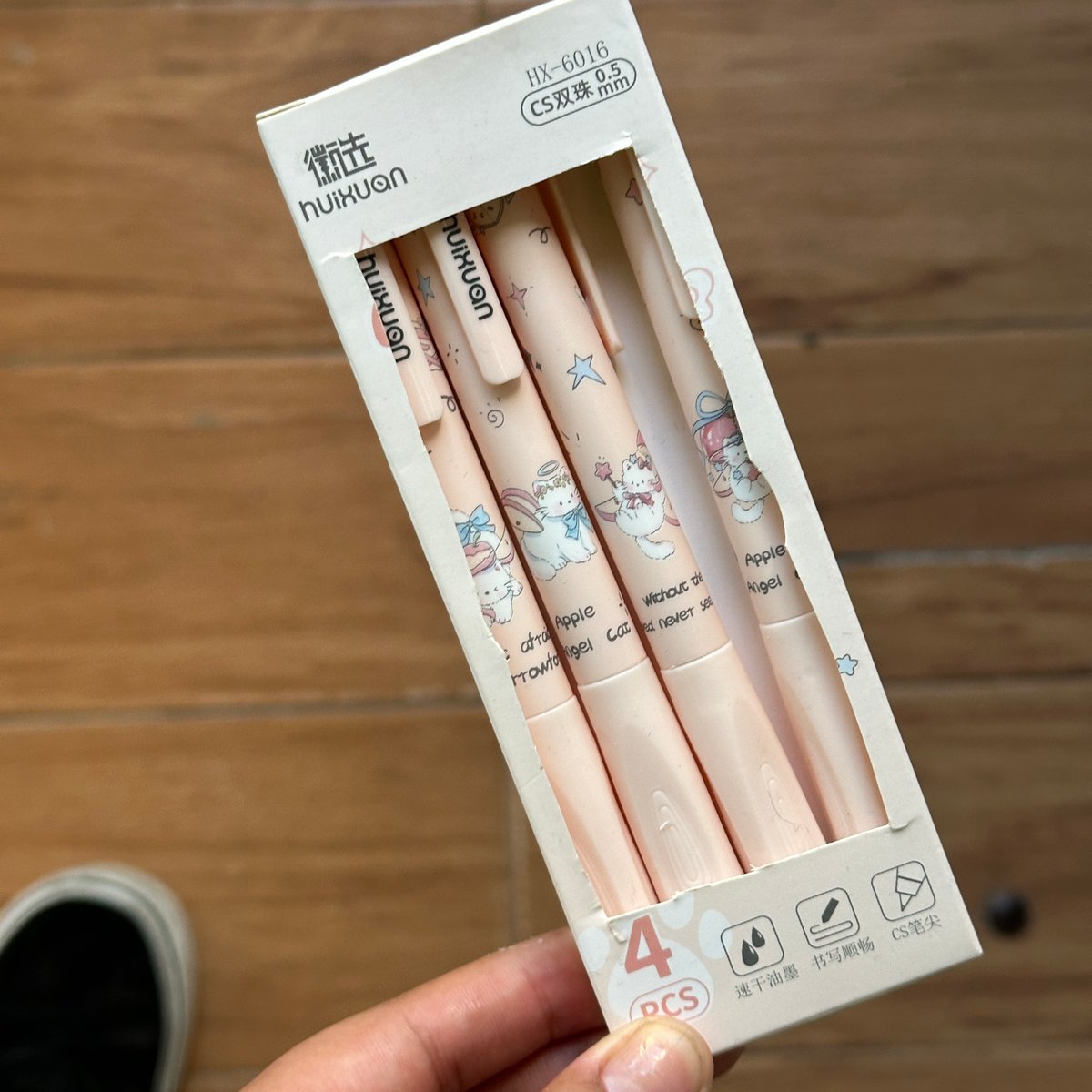Set Boligrafos - Gatito Rosa  - 2