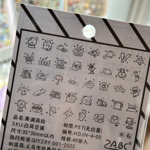 Stickers trazos