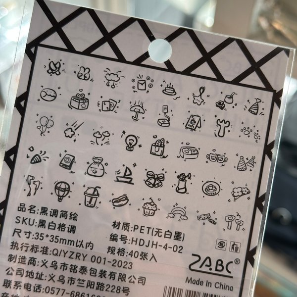 Stickers trazos