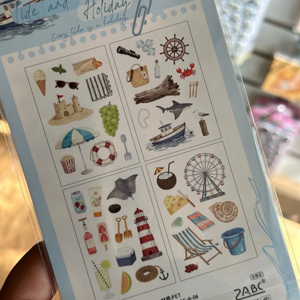 Stickers journal - 4 pcs