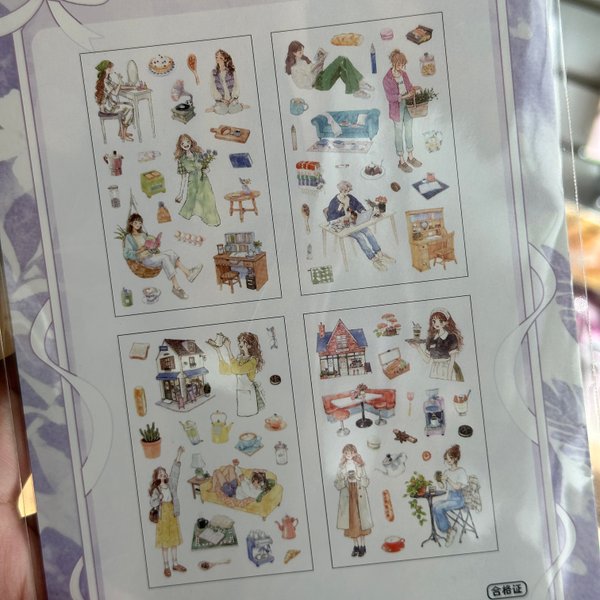 Stickers Journal - Chicas - 4 pcs