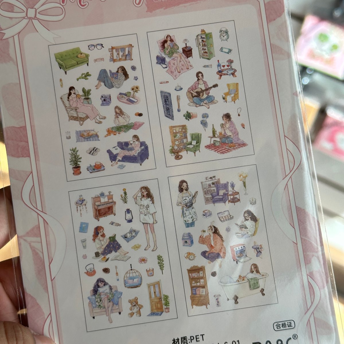 Stickers Journal - Chicas - 4 pcs - 4