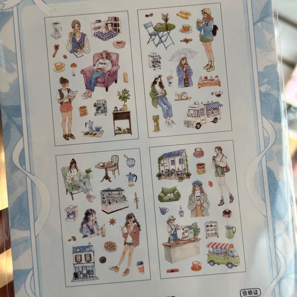Stickers Journal - Chicas - 4 pcs
