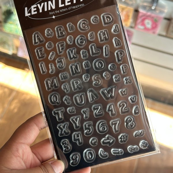 Mini sellos letras